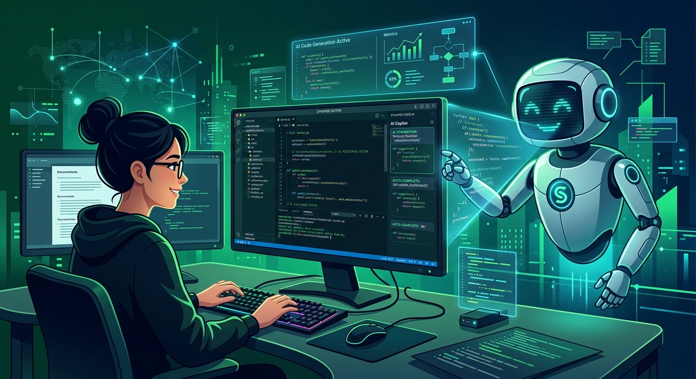 AI coding tools with code editor