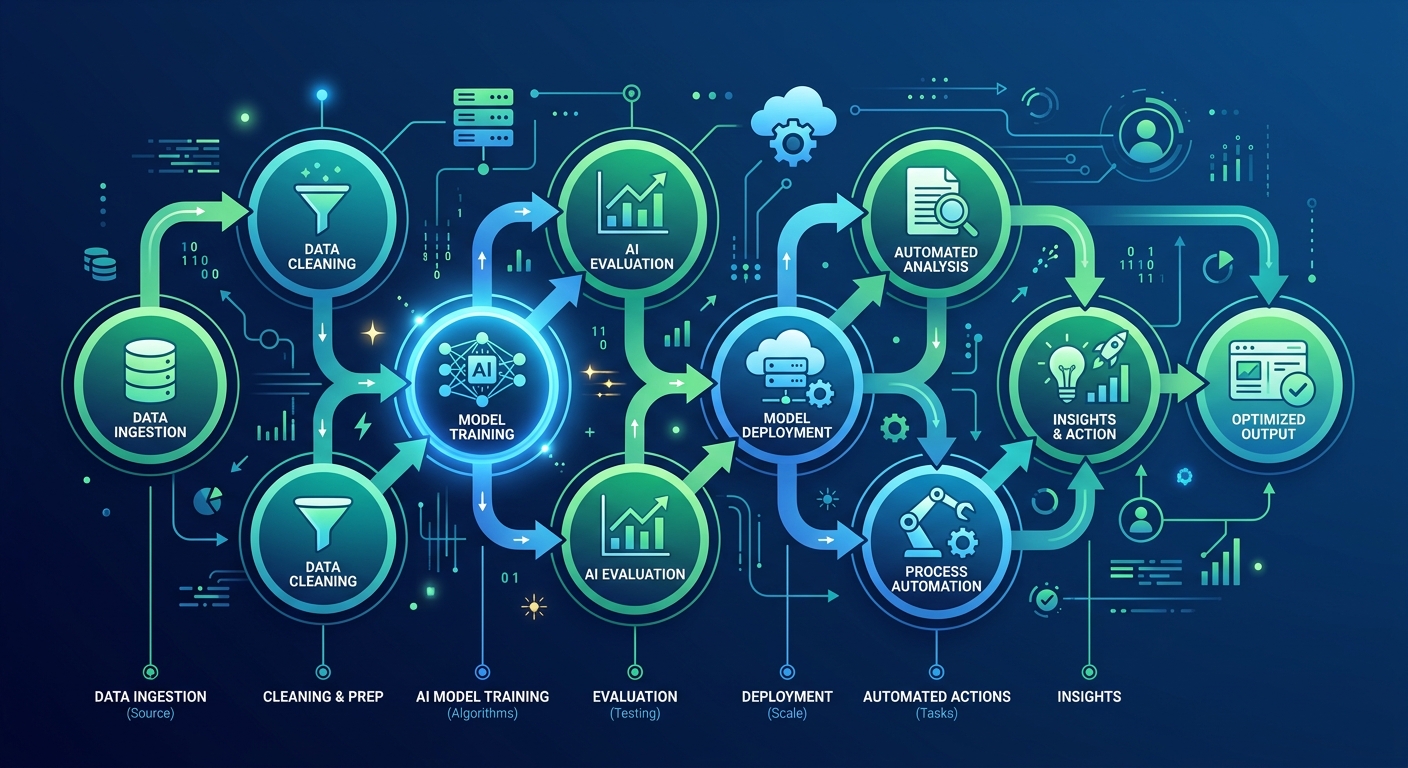 AI workflow automation connected nodes