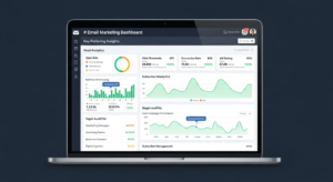 AWeber email marketing platform dashboard screenshot showing automation and analytics in 2026