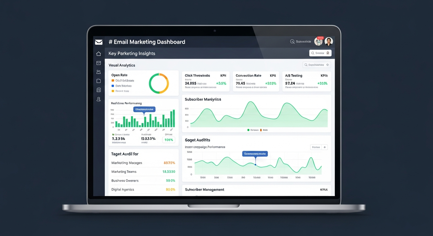 AWeber email marketing platform dashboard screenshot showing automation and analytics in 2026