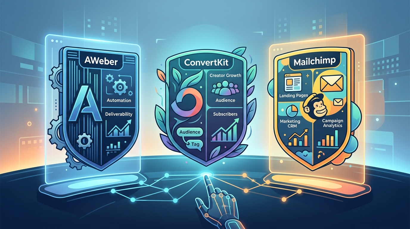 AWeber vs ConvertKit vs Mailchimp 2026: Which Email Marketing … - hero image