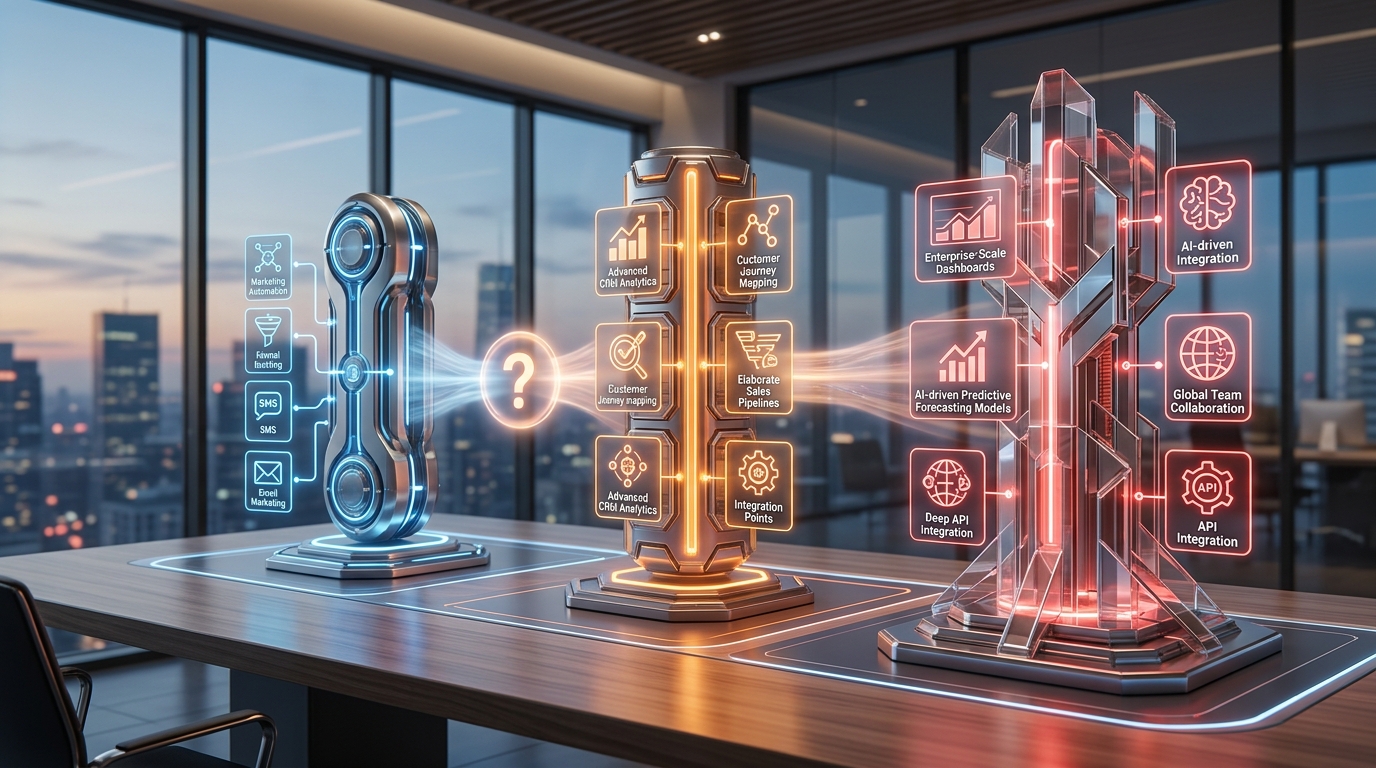 GoHighLevel vs HubSpot vs Salesforce: Best CRM for 2026 (Head-… - hero image