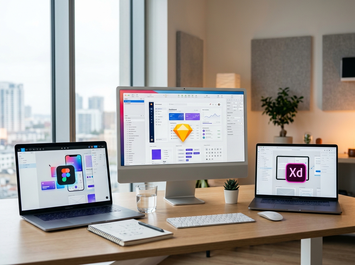 Figma vs Sketch vs Adobe XD 2026: Design Tools - illustration