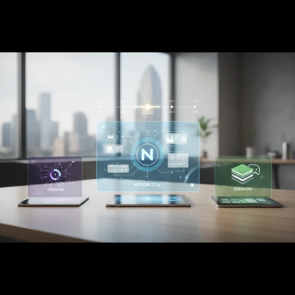 Notion vs Obsidian vs Evernote 2026 - Notion 2026 Deep Review