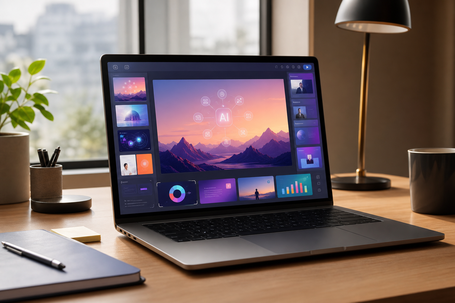 Gamma AI presentation tool review 2026 - interface screenshot