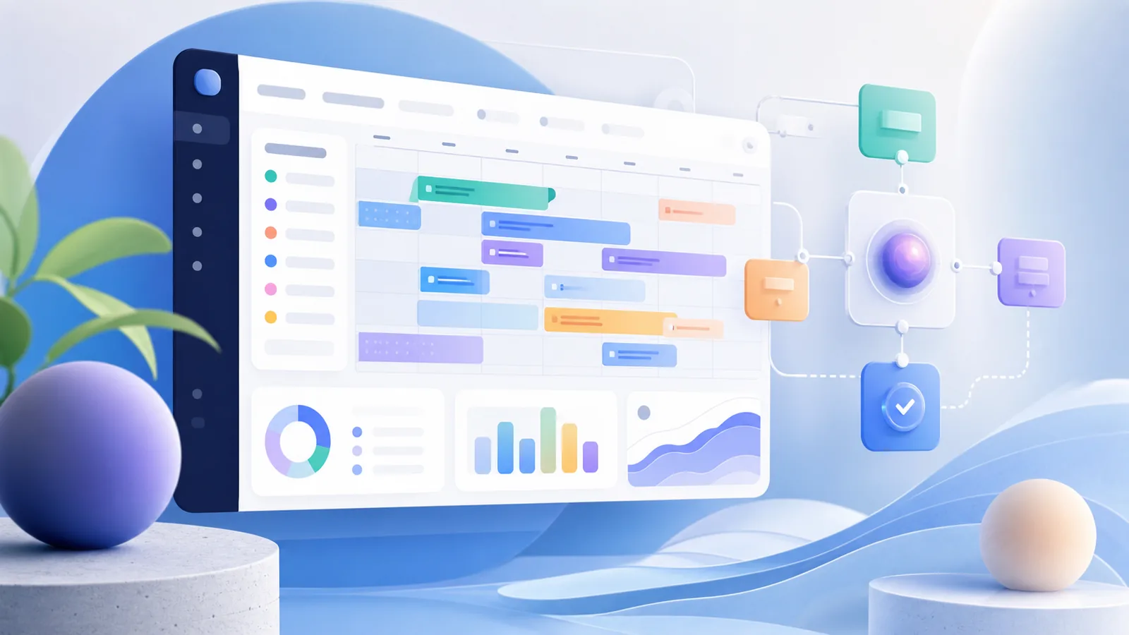 Motion AI scheduling dashboard